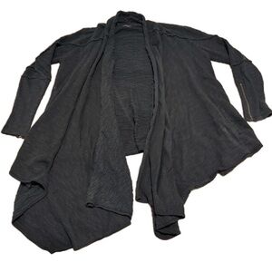 Free People Textured Black Cardigan